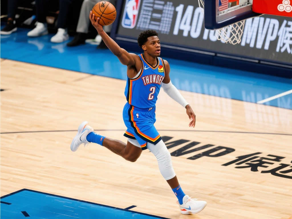 亚历山大后三节狂飙13中14,追平生涯得分纪录,MVP之路更进一步 亚历山大后三节狂飙13中14,追平生涯得分纪录,MVP之路更进一步